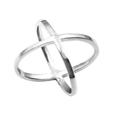 Cross Silber Ring Black Week