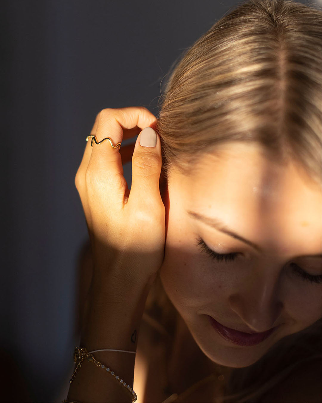 Lara Selina Ring vergoldet Sterling Silber