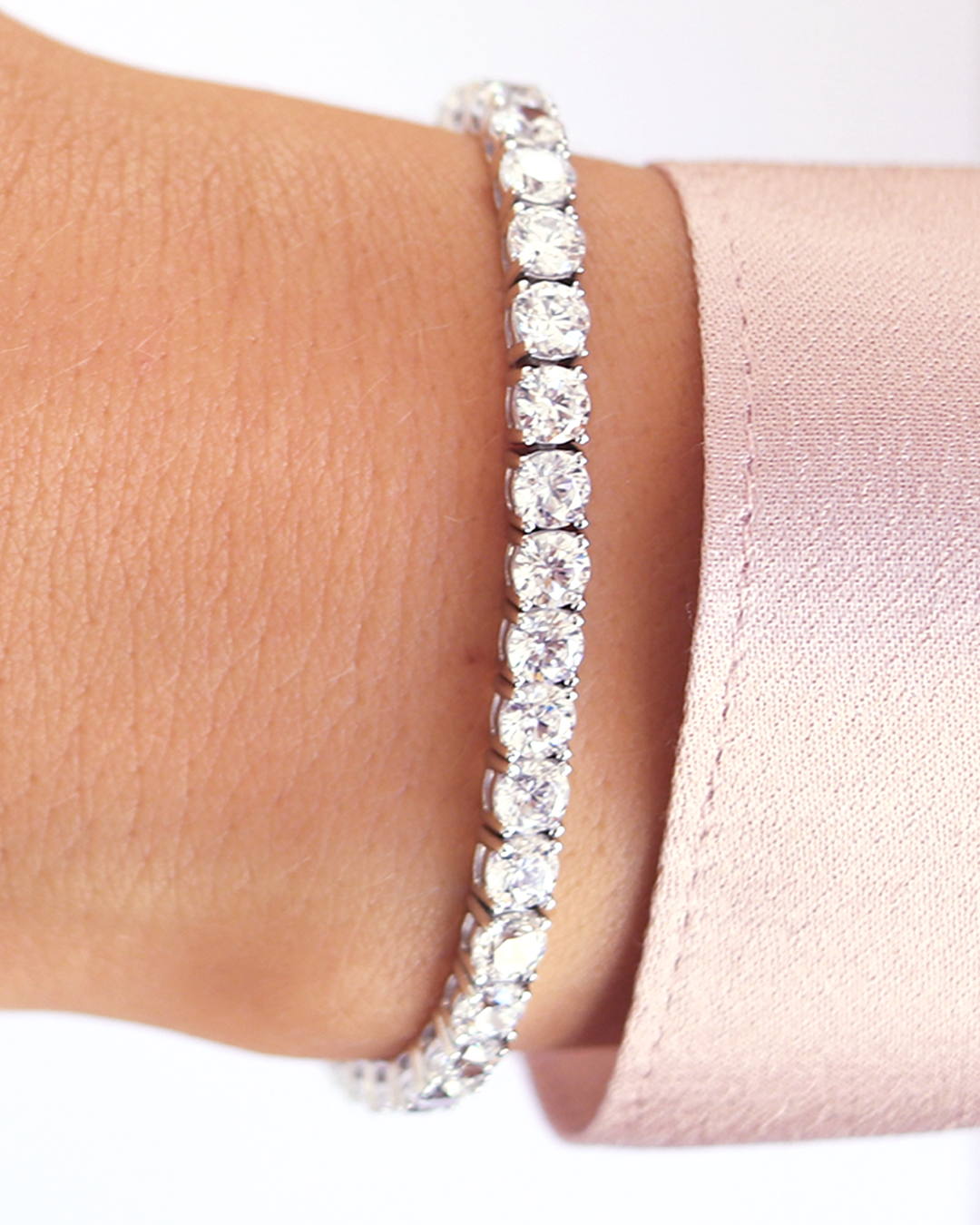 Tennisarmband Sterling Silber