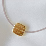 Lara Selina Armband silber vergoldet Stoffarmband