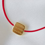 Lara Selina Armband silber vergoldet Stoffarmband