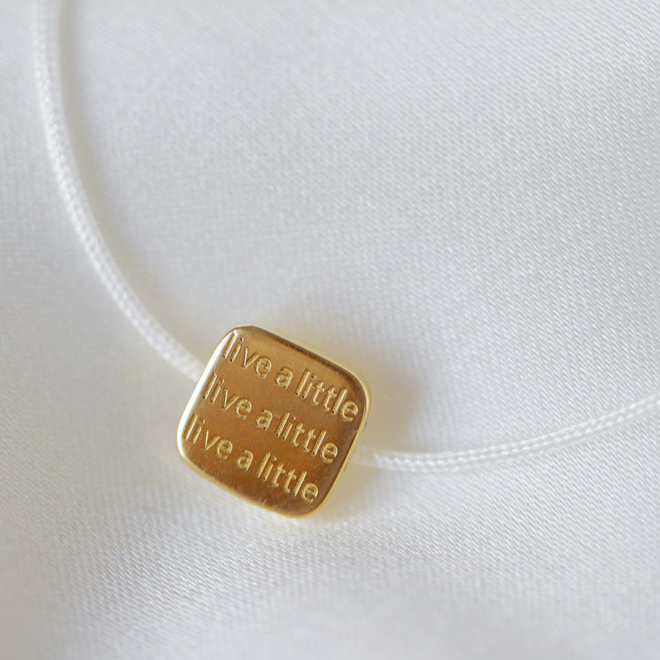 Lara Selina Armband silber vergoldet Stoffarmband