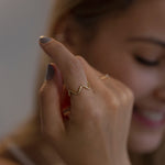 Lara Selina Ring vergoldet Sterling Silber