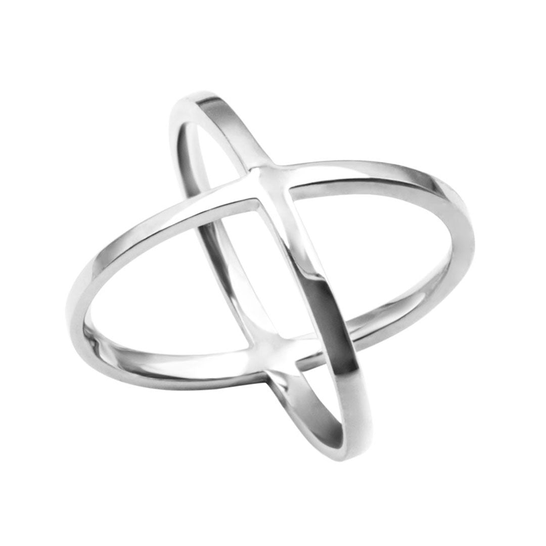 Cross Silber Ring Black Week