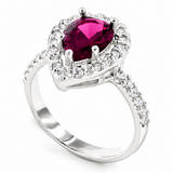 DROP Ring – 925er Silber mit Zirkonia