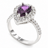 DROP Ring – 925er Silber mit Zirkonia
