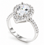 DROP Ring – 925er Silber mit Zirkonia