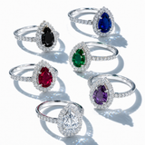 DROP Ring – 925er Silber mit Zirkonia