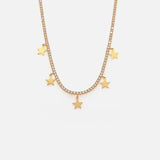 Goldene Sternennacht Schmuckset