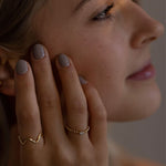 Lara Selina Ring Siber vergoldet