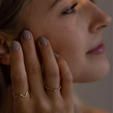 Lara Selina Ring Siber vergoldet