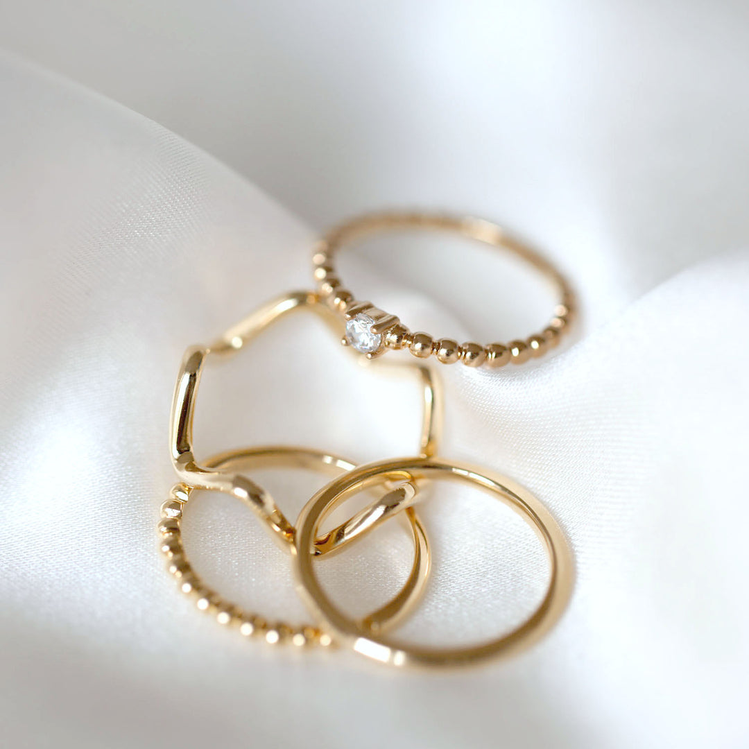 Lara Selina Ring Silber Vergoldet Annie Manic